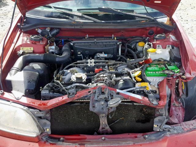 JF1SF65661H706003 - 2001 SUBARU FORESTER S Qırmızı foto 7