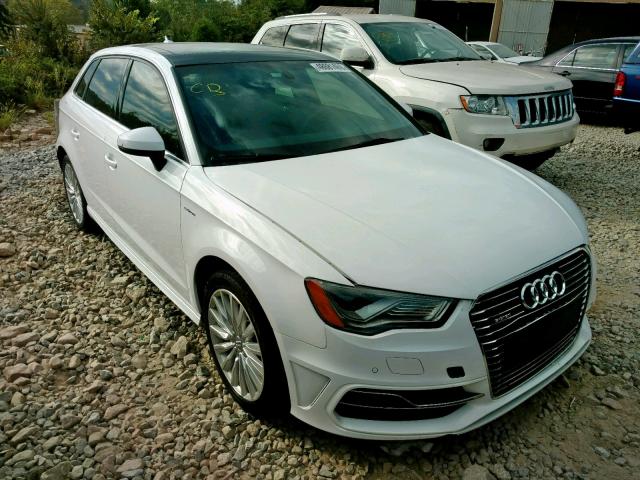 WAUTPBFF9GA101054 - 2016 AUDI A3 E-TRON WHITE photo 1