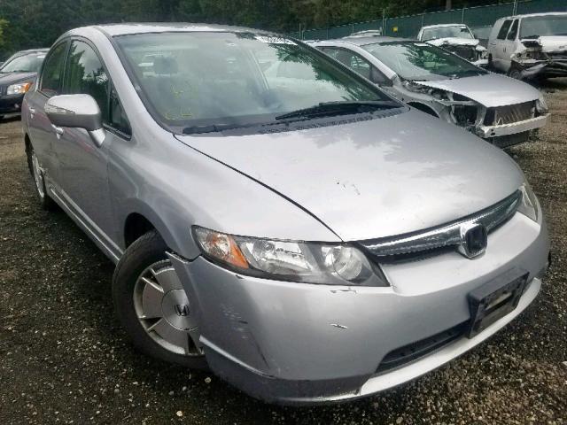 JHMFA36296S021250 - 2006 HONDA CIVIC HYBR SILVER photo 1