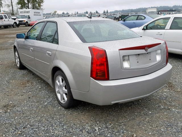 1G6DP577060206704 - 2006 CADILLAC CTS HI FEA SILVER photo 3