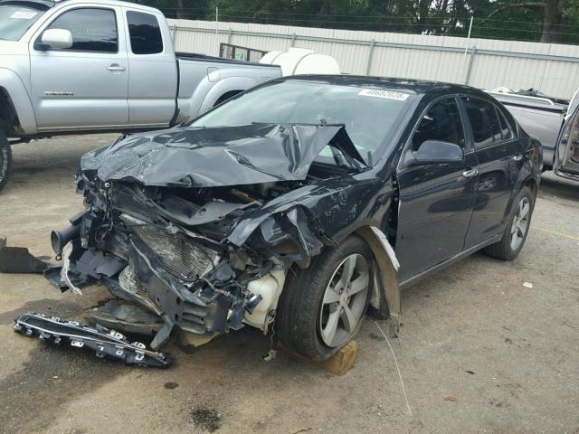 1G1ZC5E01CF105029 - 2012 CHEVROLET MALIBU 1LT BLACK photo 2