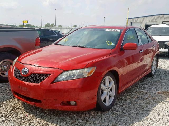 4T1BE46K19U294195 - 2009 TOYOTA CAMRY BASE RED photo 2