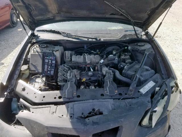 2G2WS542141157502 - 2004 PONTIAC GRAND PRIX BLACK photo 7