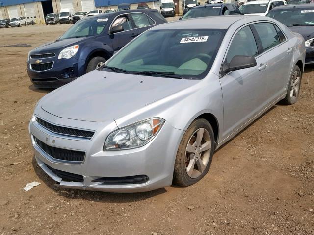 1G1ZA5EU1CF218102 - 2012 CHEVROLET MALIBU LS SILVER photo 2