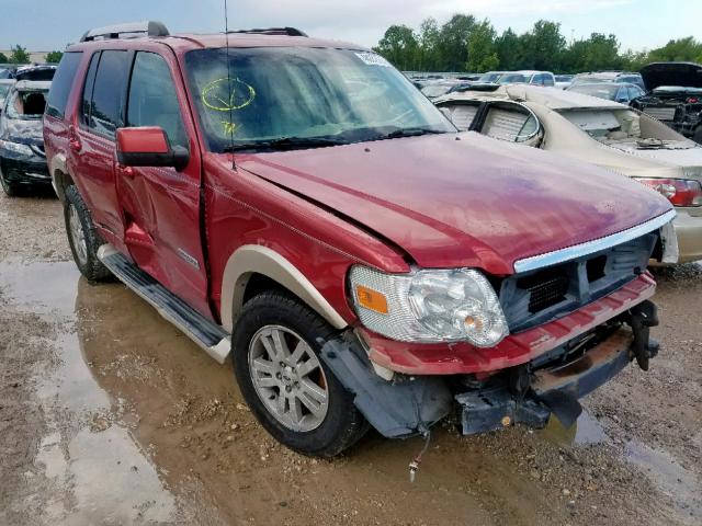 1FMEU64E86UA36924 - 2006 FORD EXPLORER E RED photo 1