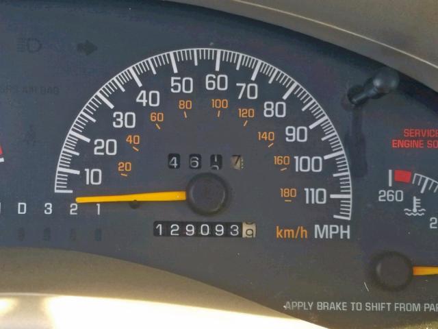 1G2WR1210YF201602 - 2000 PONTIAC GRAND PRIX SILVER photo 8