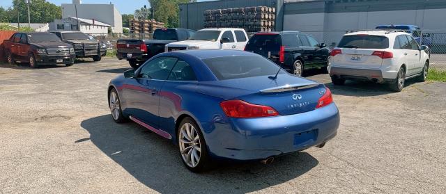 JNKCV66E59M720239 - 2009 INFINITI G37 BASE BLUE photo 3