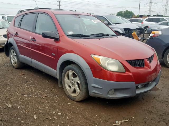 5Y2SL62883Z477362 - 2003 PONTIAC VIBE RED photo 1