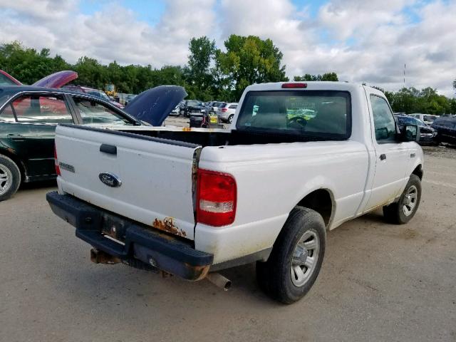 1FTYR10D99PA35450 - 2009 FORD RANGER WHITE photo 4