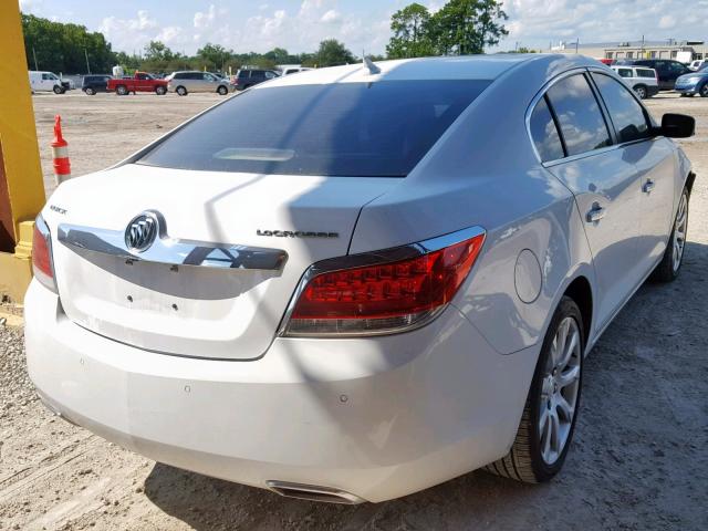 1G4GJ5E3XDF214097 - 2013 BUICK LACROSSE T WHITE photo 4