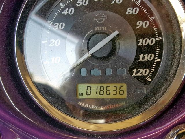 1HD1KEM12BB626654 - 2011 HARLEY-DAVIDSON FLHTK PURPLE photo 8