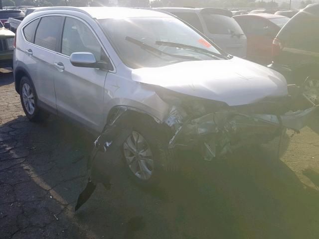 2HKRM3H72EH516725 - 2014 HONDA CR-V EXL SILVER photo 1