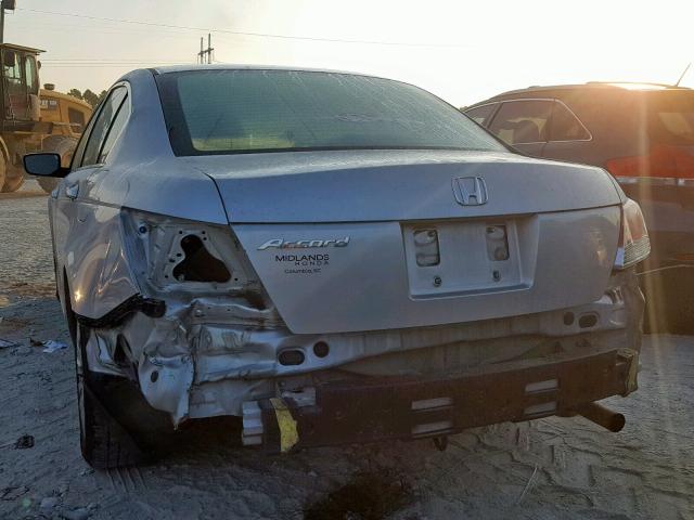 1HGCP26378A121024 - 2008 HONDA ACCORD LX SILVER photo 9