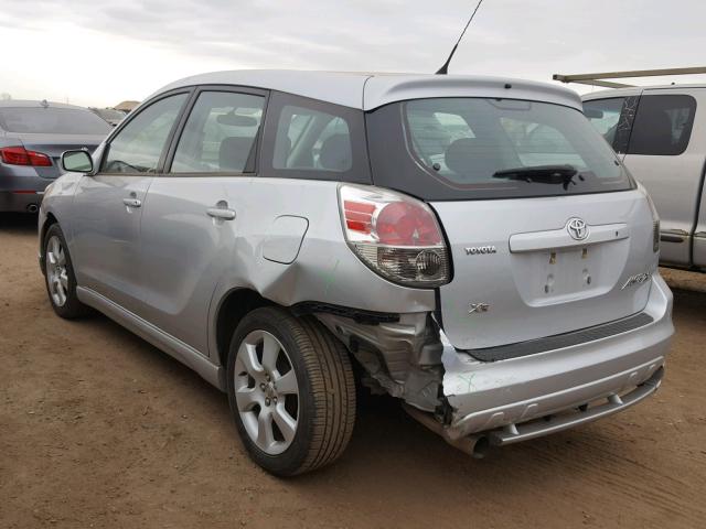 2T1KR32E67C678583 - 2007 TOYOTA COROLLA MA SILVER photo 3