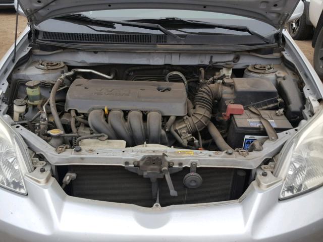 2T1KR32E67C678583 - 2007 TOYOTA COROLLA MA SILVER photo 7