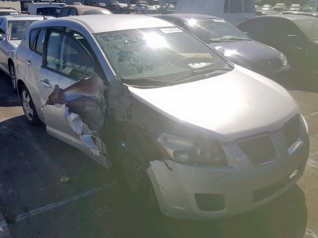 5Y2SP678X9Z419050 - 2009 PONTIAC VIBE SILVER photo 1