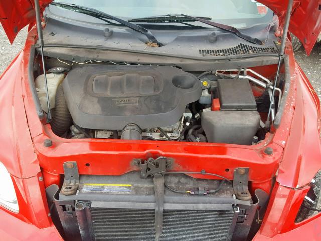 3GNDA13D88S553445 - 2008 CHEVROLET HHR LS RED photo 7