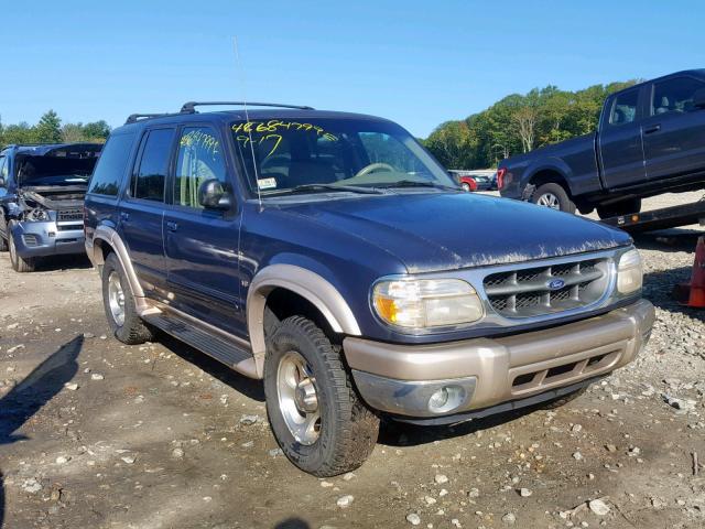 1FMZU84P4YZA87664 - 2000 FORD EXPLORER E BLUE photo 1