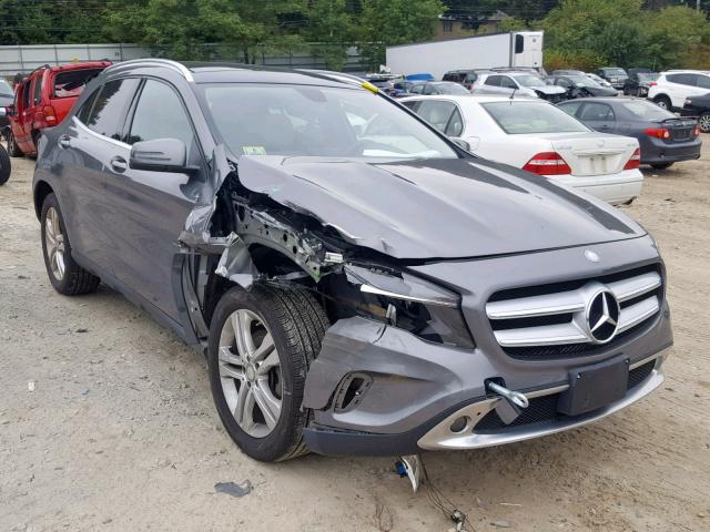 WDCTG4GB5FJ119831 - 2015 MERCEDES-BENZ GLA 250 4M GRAY photo 1