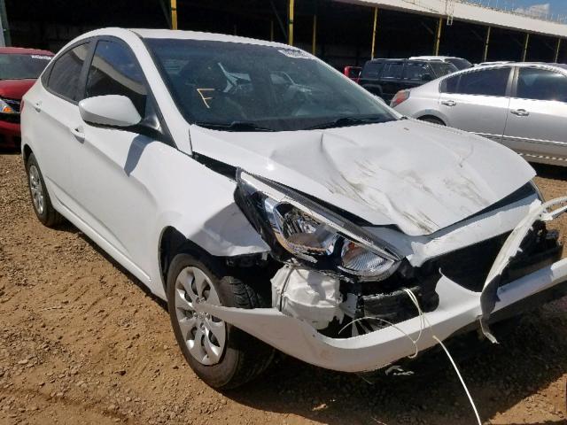 KMHCT4AEXHU172316 - 2017 HYUNDAI ACCENT SE WHITE photo 1