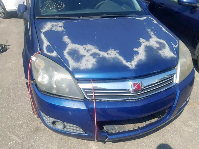 W08AT671X85100661 - 2008 SATURN ASTRA XR BLUE photo 9