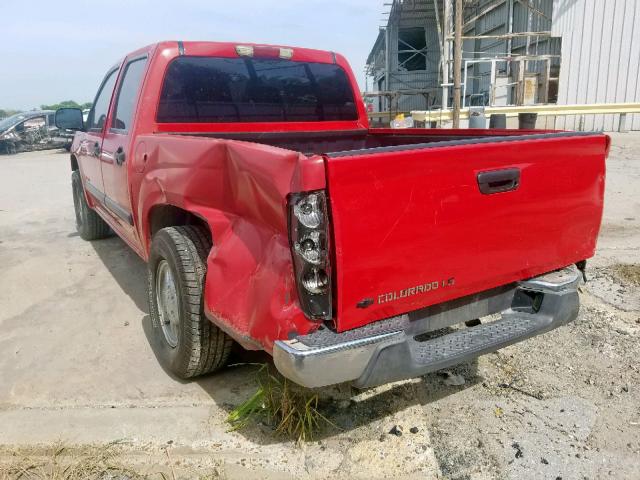 1GCCS136248105627 - 2004 CHEVROLET COLORADO RED photo 3