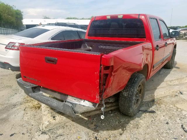 1GCCS136248105627 - 2004 CHEVROLET COLORADO RED photo 4