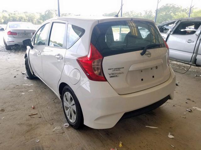 3N1CE2CP2HL377336 - 2017 NISSAN VERSA NOTE WHITE photo 3