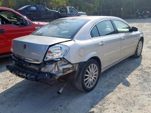 1G8ZV57717F258215 - 2007 SATURN AURA XR SILVER photo 4