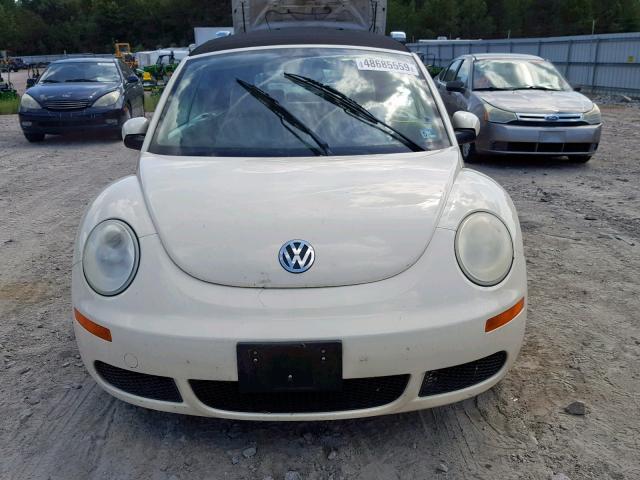 3VWRF31Y67M412455 - 2007 VOLKSWAGEN NEW BEETLE კრემისფერი ფოტო 9
