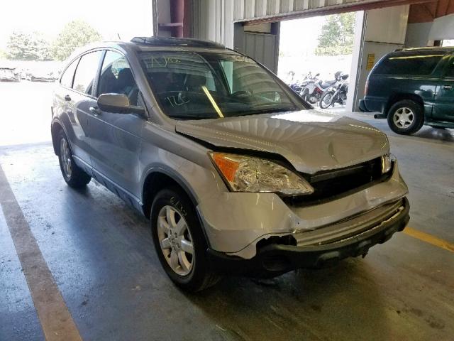 JHLRE38728C045692 - 2008 HONDA CR-V EXL SILVER photo 1