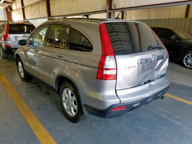 JHLRE38728C045692 - 2008 HONDA CR-V EXL SILVER photo 3