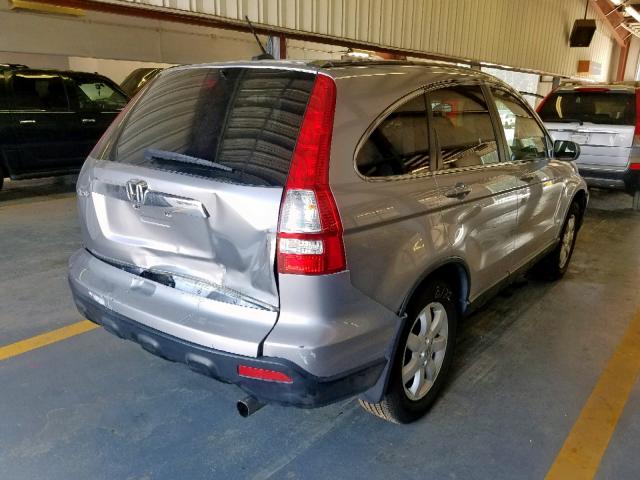 JHLRE38728C045692 - 2008 HONDA CR-V EXL SILVER photo 4