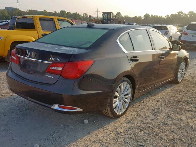 JH4KC1F57FC001225 - 2015 ACURA RLX TECH BLACK photo 4