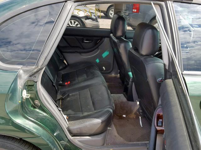 4S3BE6564Y6206909 - 2000 SUBARU LEGACY GT GREEN photo 6