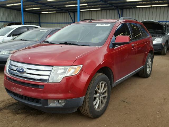 2FMDK48C97BB02659 - 2007 FORD EDGE SEL RED photo 2