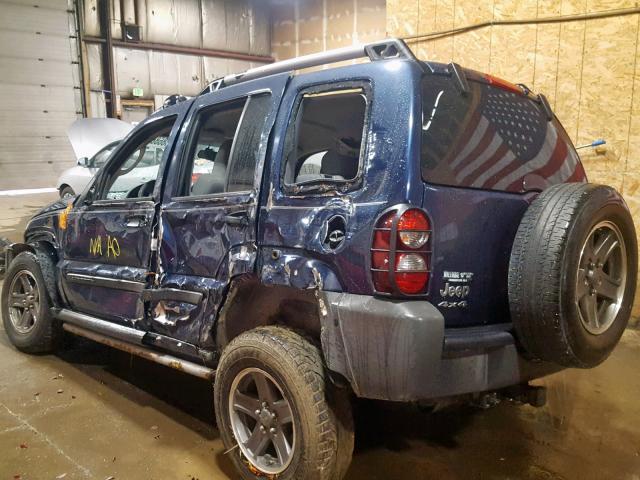 1J4GL38K66W219140 - 2006 JEEP LIBERTY RE BLUE photo 3