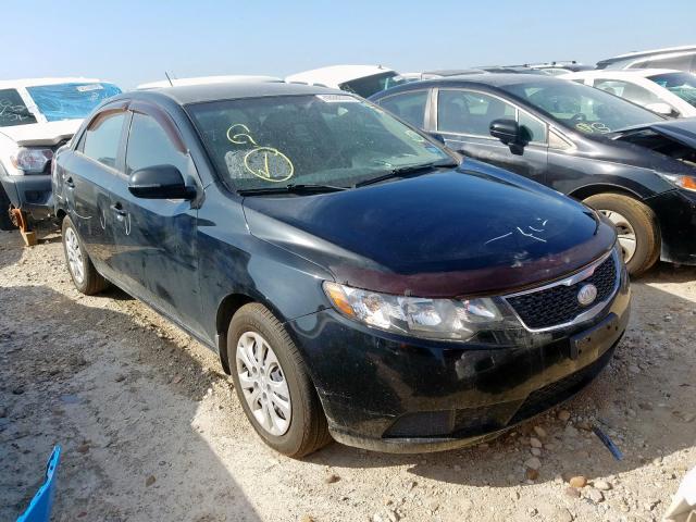 KNAFU4A29D5719162 - 2013 KIA FORTE EX BLACK photo 1