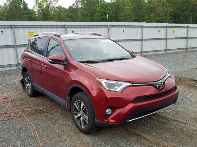 2T3RFREV9JW718240 - 2018 TOYOTA RAV4 ADVEN RED photo 1