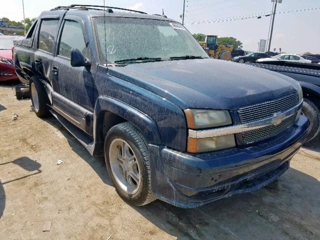 3GNEC12Z75G135498 - 2005 CHEVROLET AVALANCHE BLUE photo 1