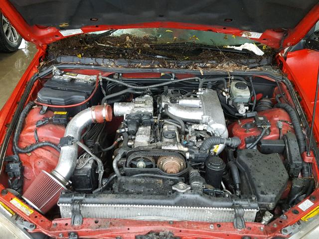 JTHBD192530071429 - 2003 LEXUS IS 300 RED photo 7