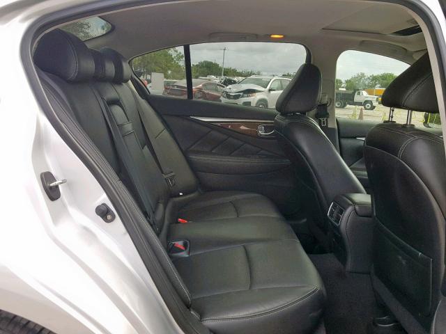 JN1AV7AP9EM690425 - 2014 INFINITI Q50 HYBRID SILVER photo 6