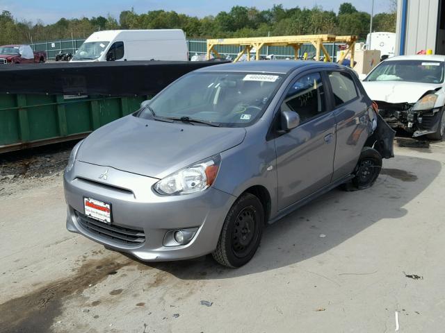 ML32A3HJ4FH059442 - 2015 MITSUBISHI MIRAGE DE GRAY photo 2