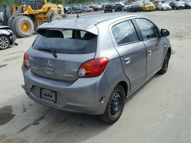 ML32A3HJ4FH059442 - 2015 MITSUBISHI MIRAGE DE GRAY photo 4