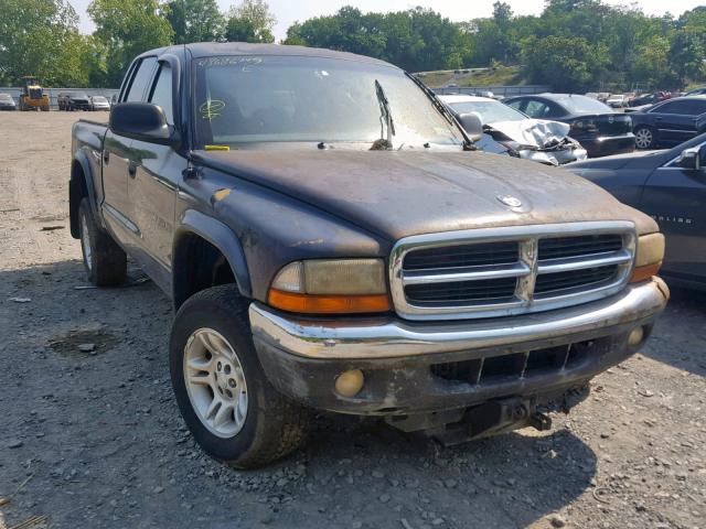 1B7GG2AN91S105173 - 2001 DODGE DAKOTA QUA BLUE photo 1