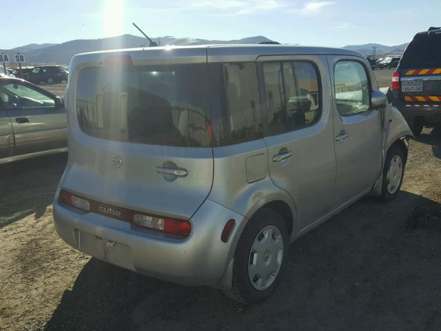 JN8AZ28R59T114374 - 2009 NISSAN CUBE BASE SILVER photo 4