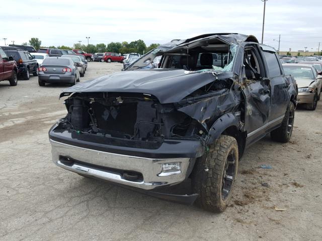 1C6RD7PT0CS248186 - 2012 DODGE RAM 1500 L BLACK photo 2