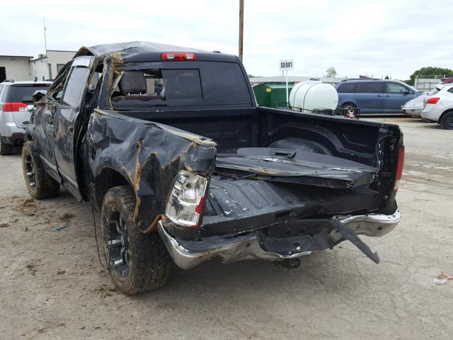 1C6RD7PT0CS248186 - 2012 DODGE RAM 1500 L BLACK photo 3