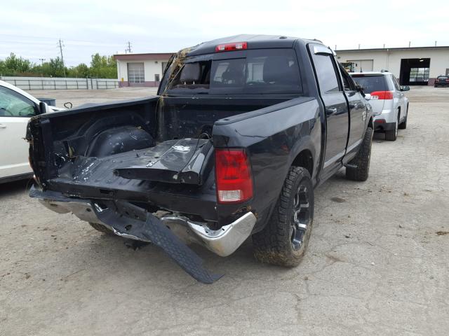 1C6RD7PT0CS248186 - 2012 DODGE RAM 1500 L BLACK photo 4