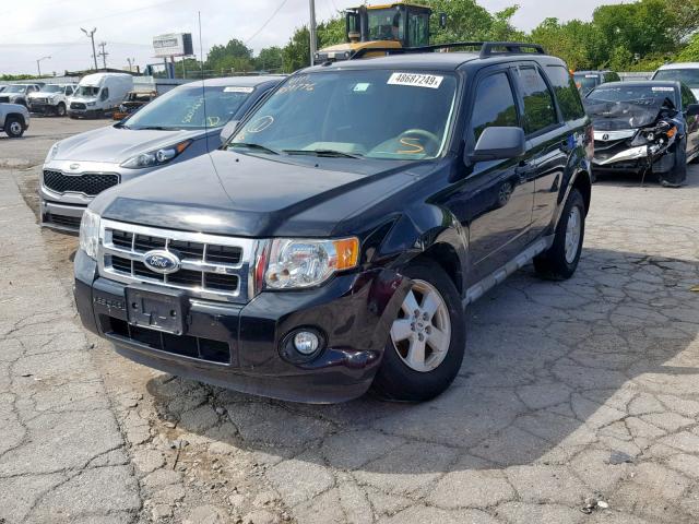 1FMCU0D74AKB30776 - 2010 FORD ESCAPE XLT BLACK photo 2